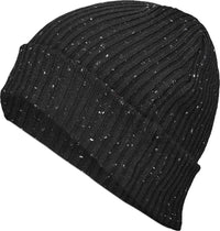 Pacific Headwear P600K Tweed Beanie Black Black / 7’’ 7 7/8’’