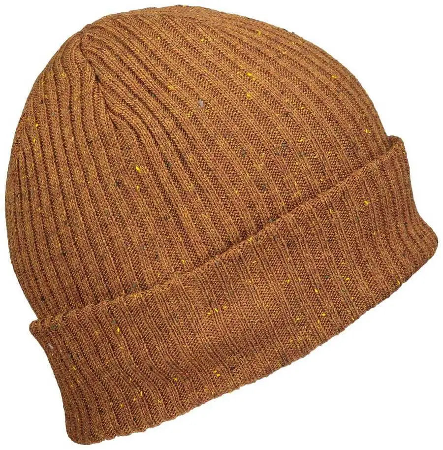 Pacific Headwear P600K Tweed Beanie - Copper - Tan / 7’’ - 7 7/8’’