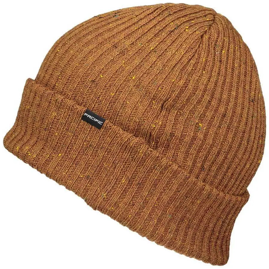 Pacific Headwear P600K Tweed Beanie - Copper - Tan / 7’’ - 7 7/8’’