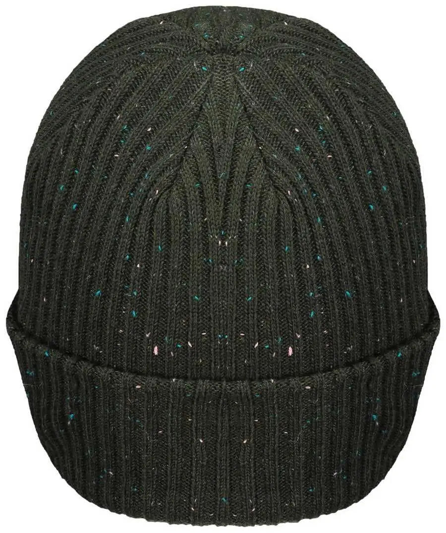 Pacific Headwear P600K Tweed Beanie - Dark Green - Forest / 7’’ - 7 7/8’’