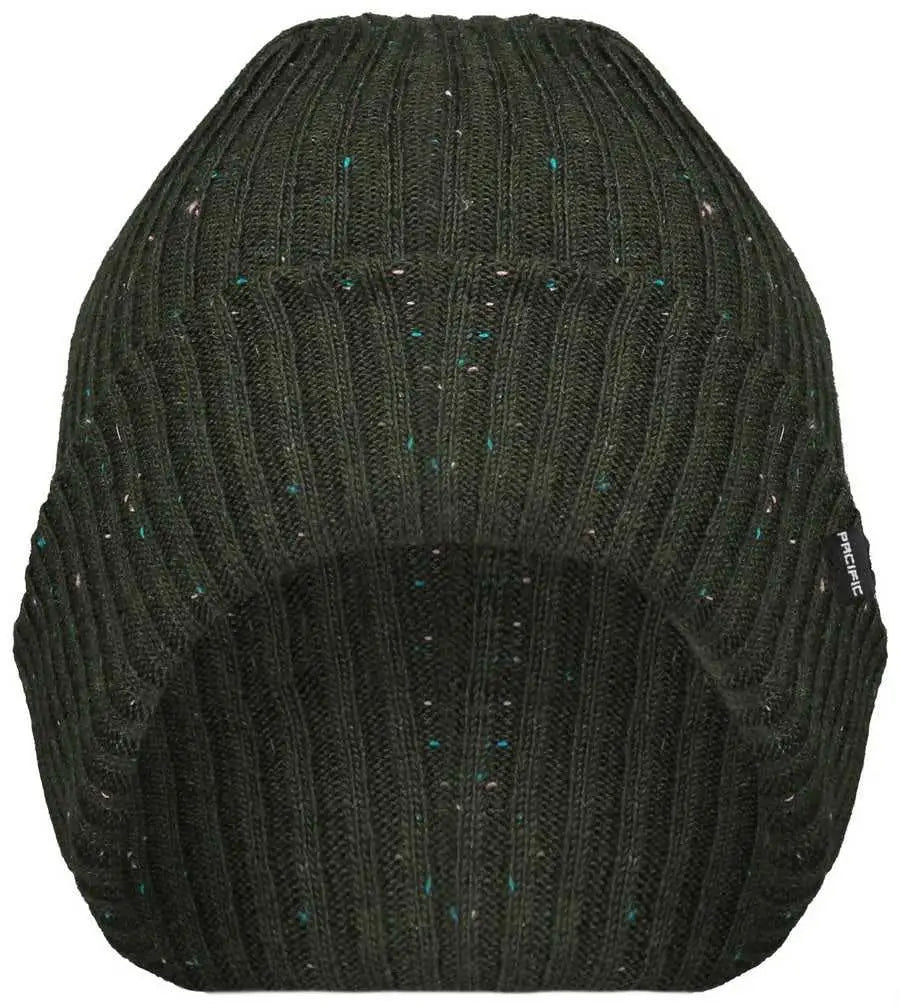 Pacific Headwear P600K Tweed Beanie - Dark Green - Forest / 7’’ - 7 7/8’’