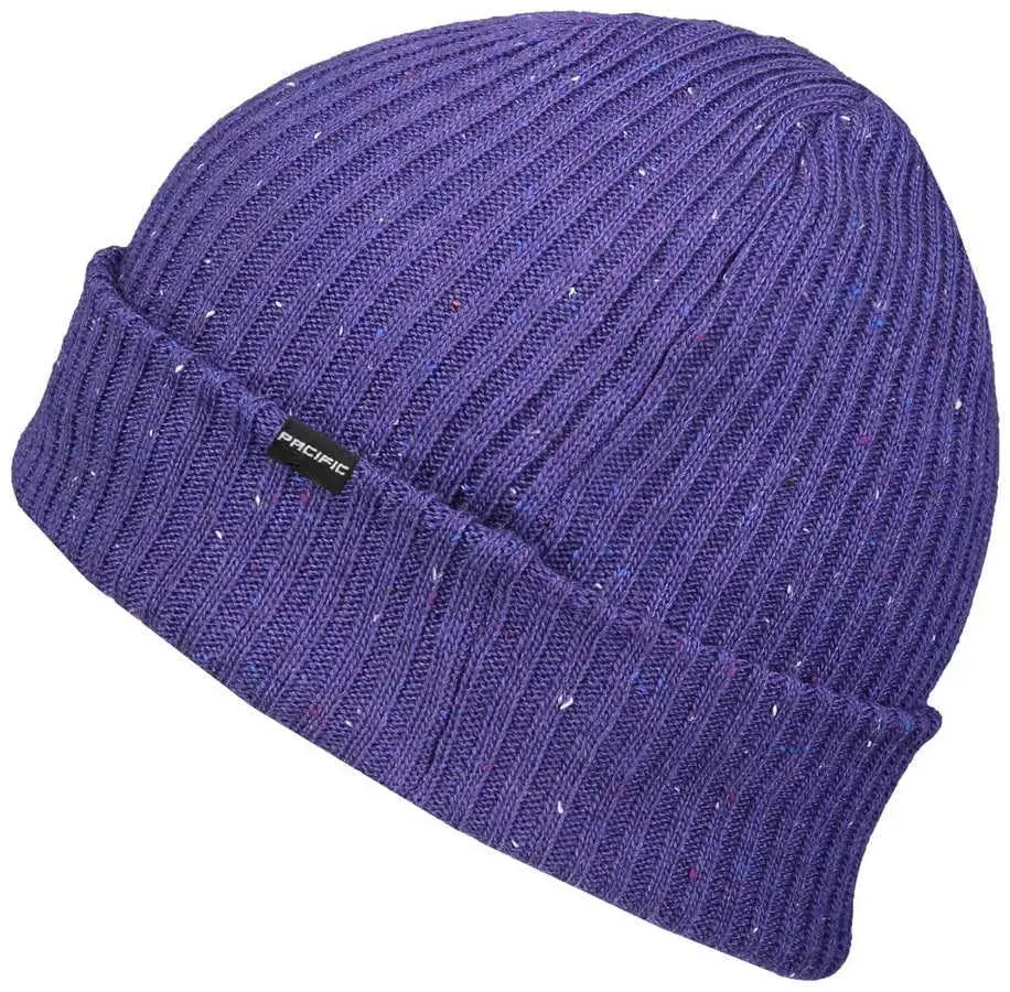 Pacific Headwear P600K Tweed Beanie - Purple - Purple / 7’’ - 7 7/8’’
