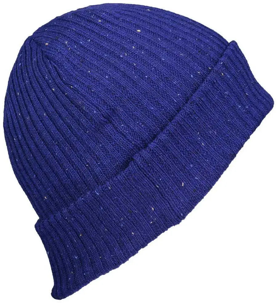 Pacific Headwear P600K Tweed Beanie - Royal - Royal / 7’’ - 7 7/8’’
