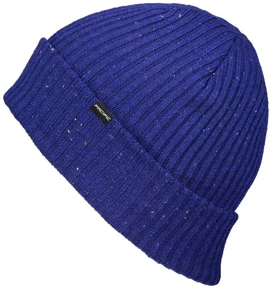 Pacific Headwear P600K Tweed Beanie - Royal - Royal / 7’’ - 7 7/8’’