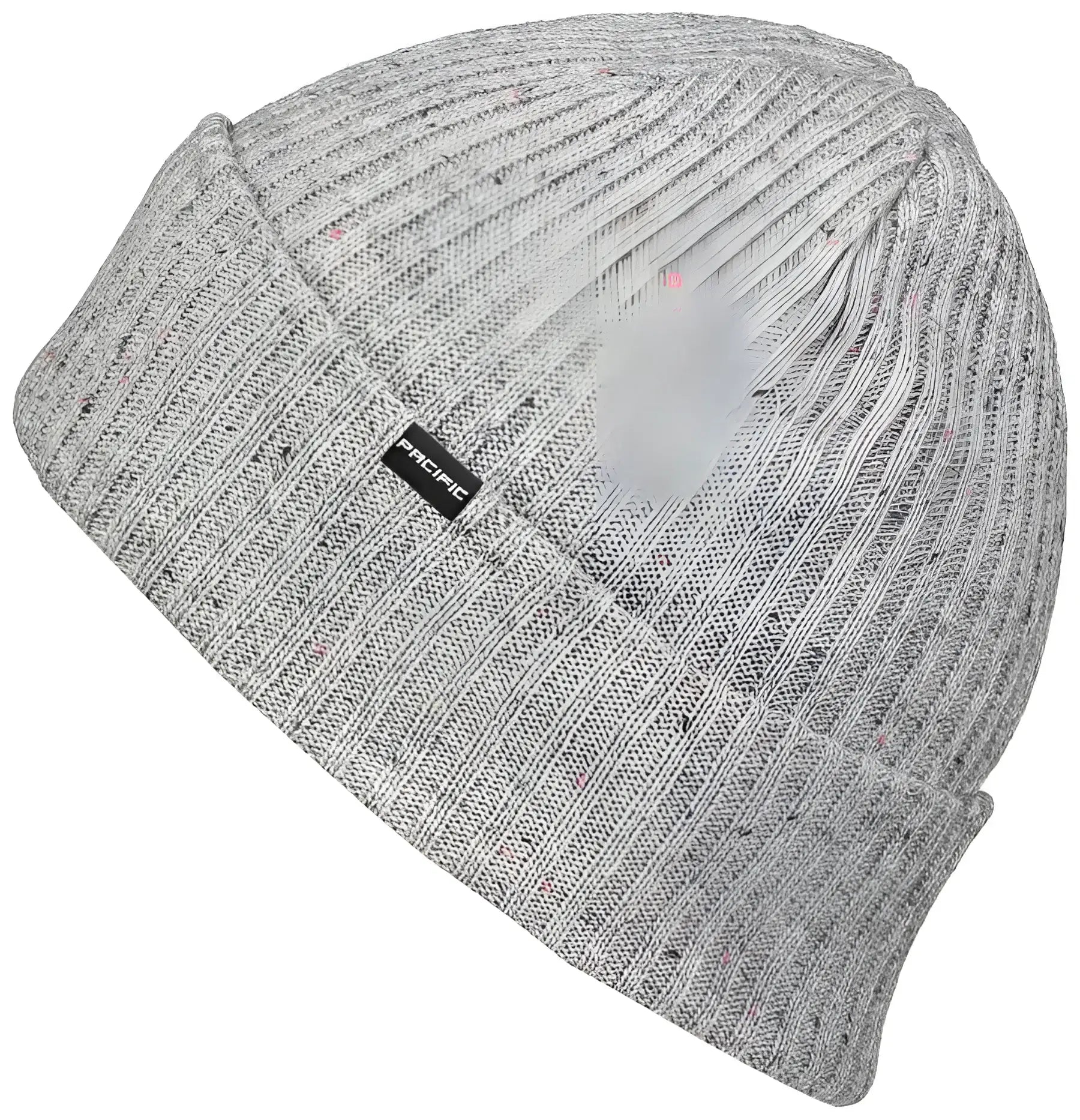 Pacific Headwear P600K Tweed Beanie - Silver - Light Gray / 7’’ - 7 7/8’’