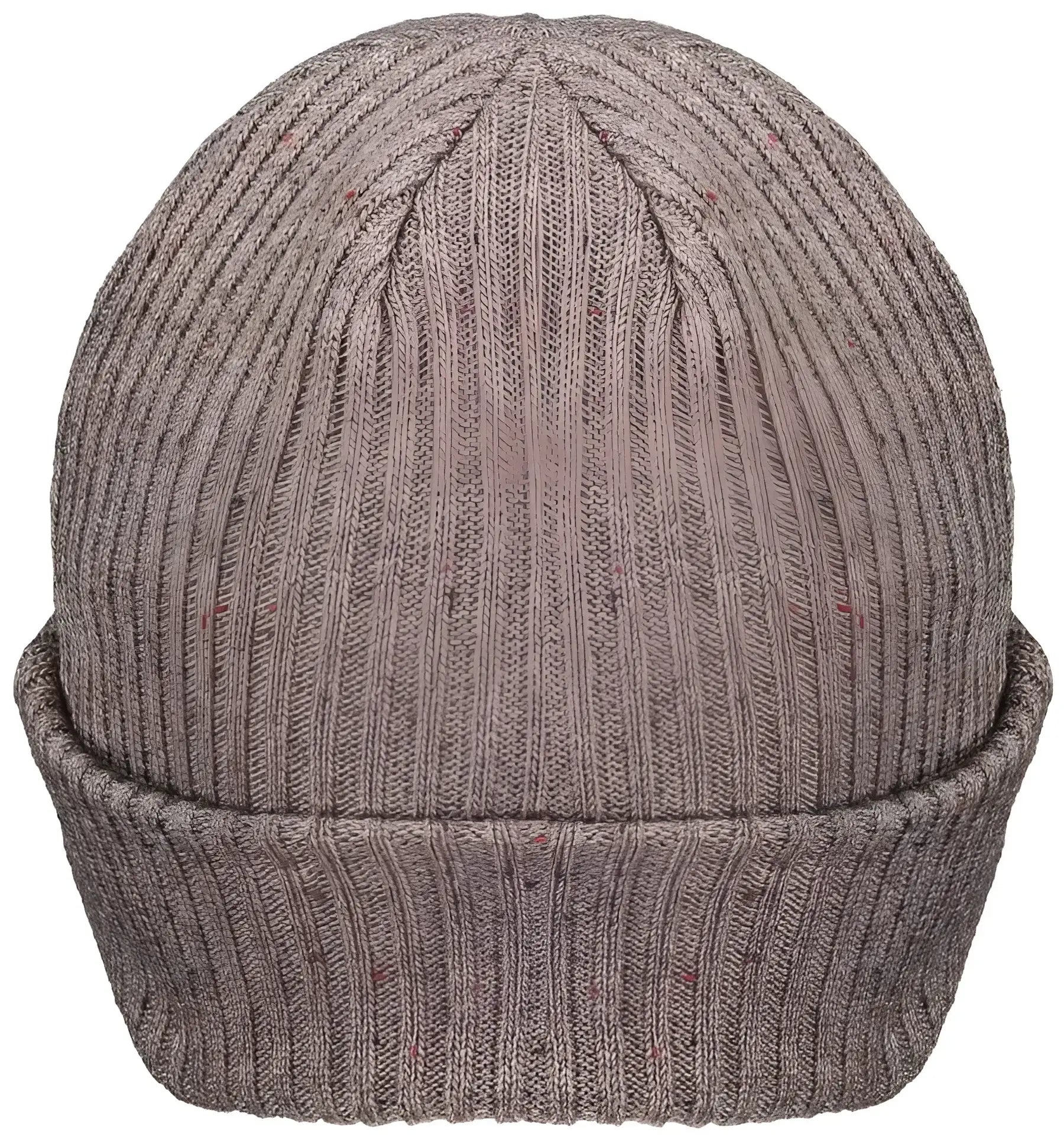 Pacific Headwear P600K Tweed Beanie - Walnut - Gray / 7’’ - 7 7/8’’