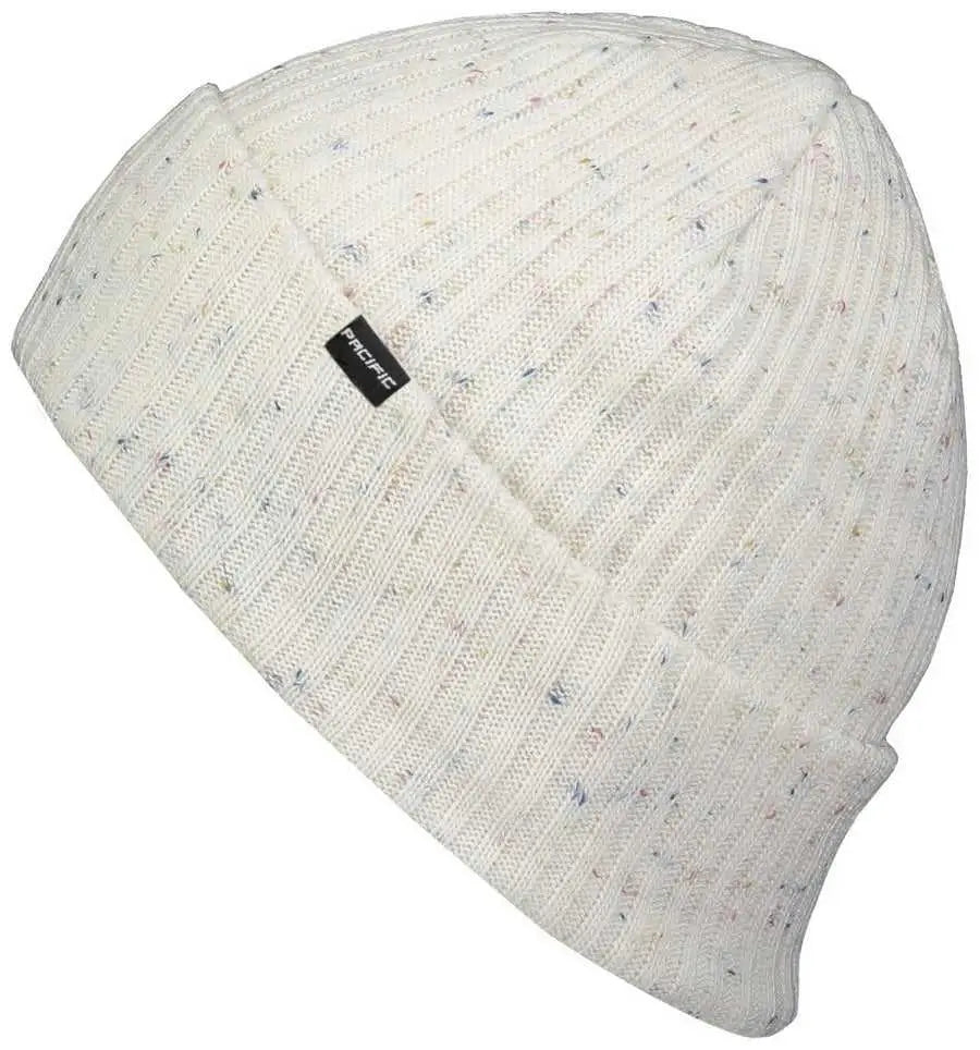 Pacific Headwear P600K Tweed Beanie - White - White / 7’’ - 7 7/8’’