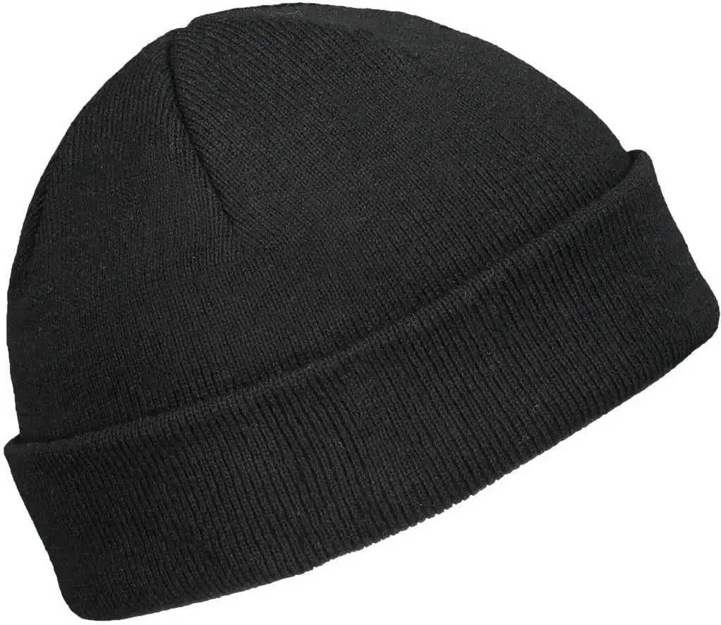 Pacific Headwear P603K Fisherman Beanie - Black - Black / 7’’ - 7 7/8’’