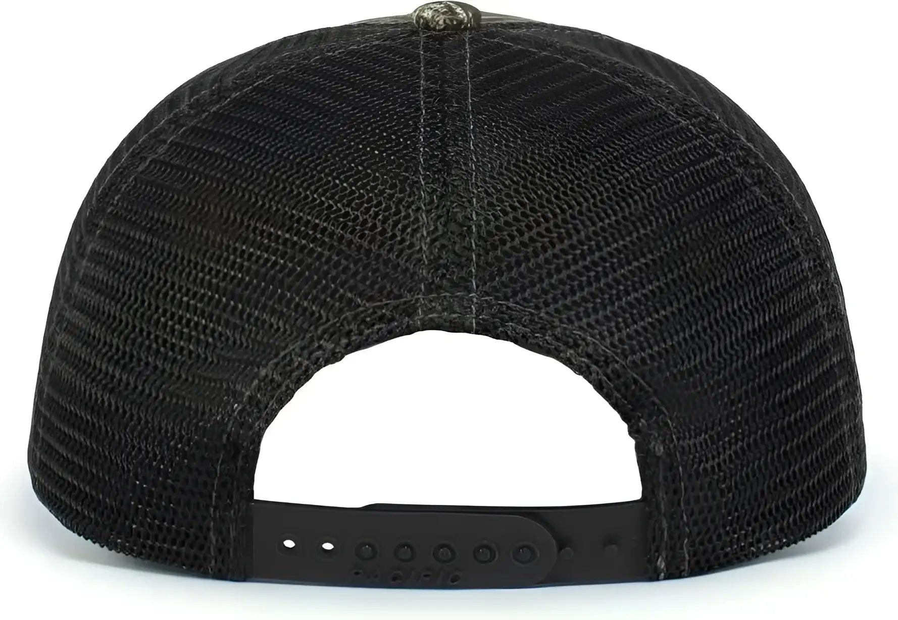 Pacific Headwear P640 Vintage Mossy Oak Trucker Cap - Country Roots Lt Charcoal Country Roots - Mossy Oak Charcoal