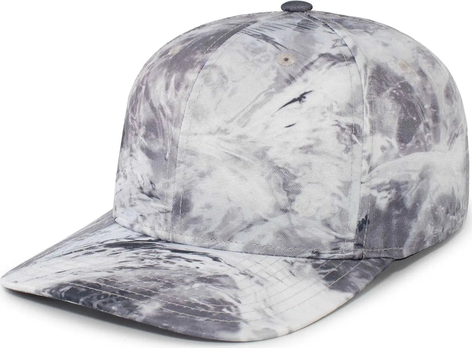 Pacific Headwear P680 MOSSY OAK GUIDE CAP - Mossy Oak Elements Wakeform Hailstone - Mossy Oak Elements Wakeform