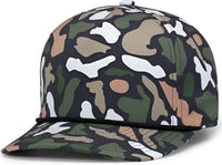 Pacific Headwear P685 Duck Camo 5 Panel Trucker Cap Bayou Bayou / 7’’ 7 7/8’’