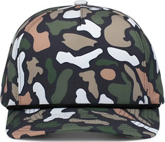 Pacific Headwear P685 Duck Camo 5-Panel Trucker Cap - Bayou - Bayou / 7’’ - 7 7/8’’