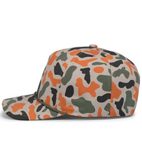 Pacific Headwear P685 Duck Camo 5-Panel Trucker Cap - Blaze Camo - Blaze Camo / 7’’ - 7 7/8’’