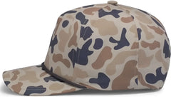 Pacific Headwear P685 Duck Camo 5-Panel Trucker Cap - Canyon - Canyon / 7’’ - 7 7/8’’