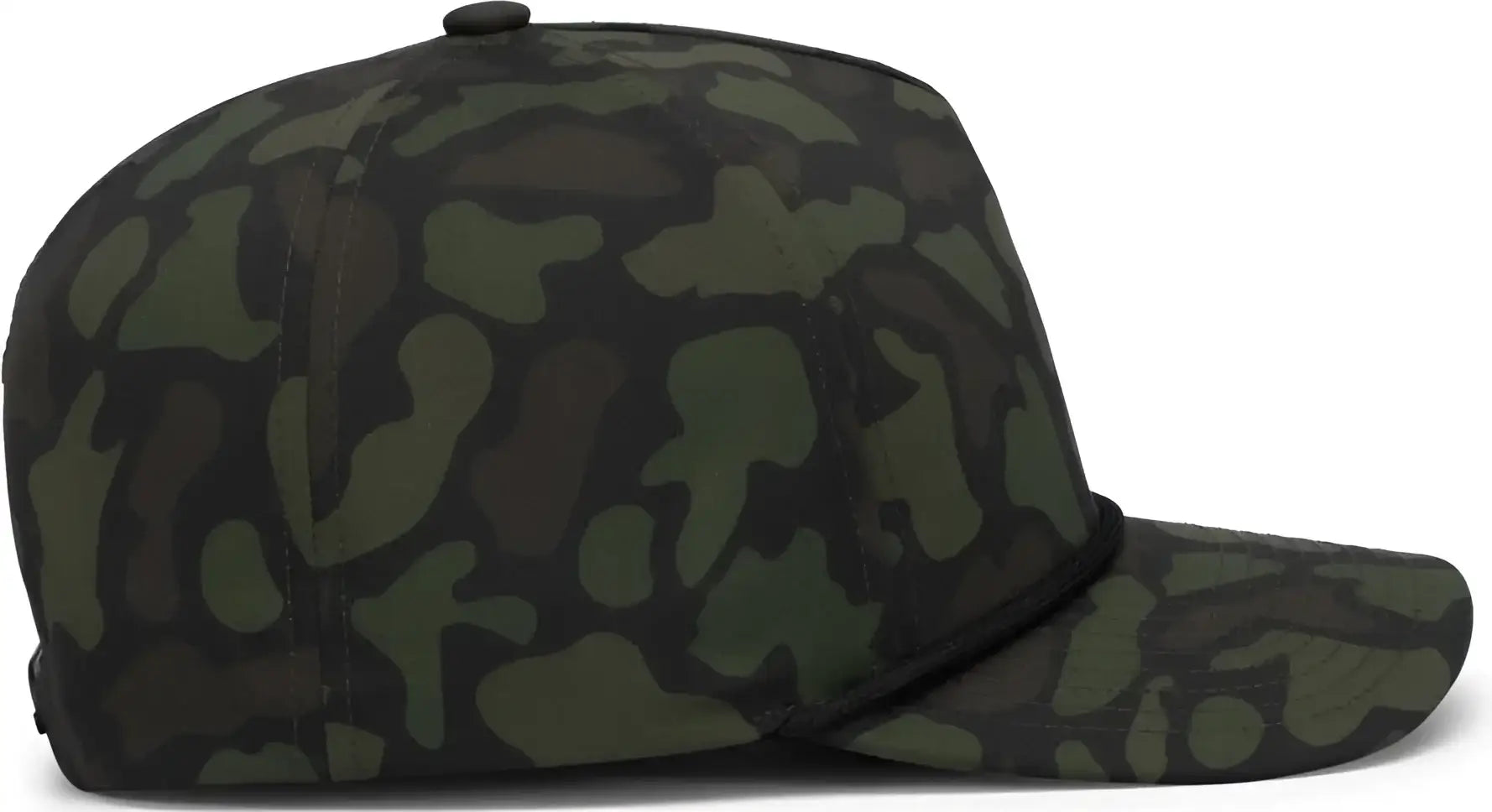Pacific Headwear P685 Duck Camo 5-Panel Trucker Cap - Charcoal Woodland - Charcoal / 7’’ - 7 7/8’’