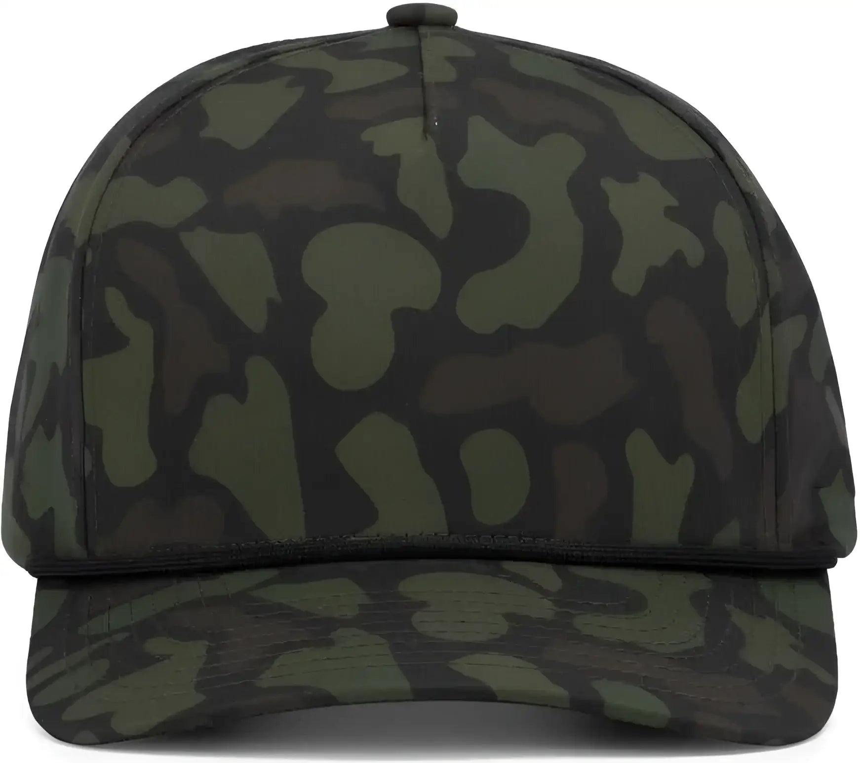 Pacific Headwear P685 Duck Camo 5-Panel Trucker Cap - Charcoal Woodland - Charcoal / 7’’ - 7 7/8’’