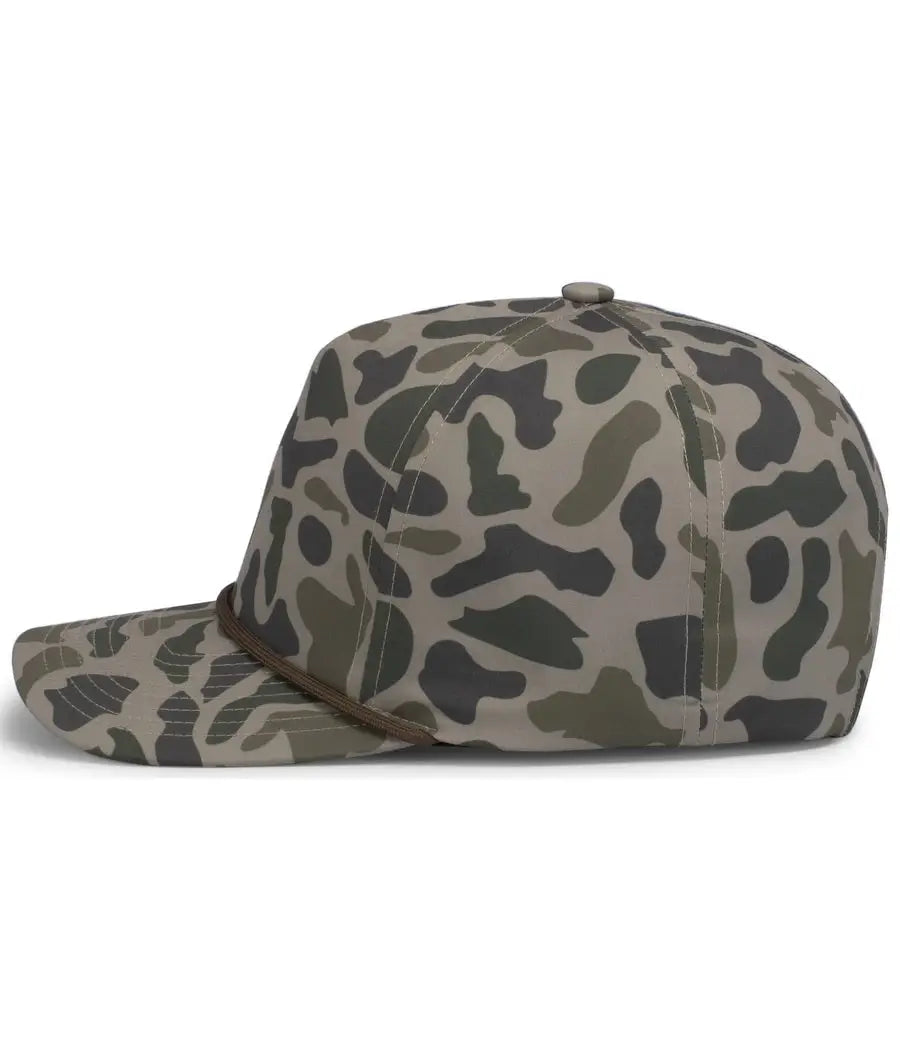Pacific Headwear P685 Duck Camo 5-Panel Trucker Cap - Coastland - Coastland / 7’’ - 7 7/8’’