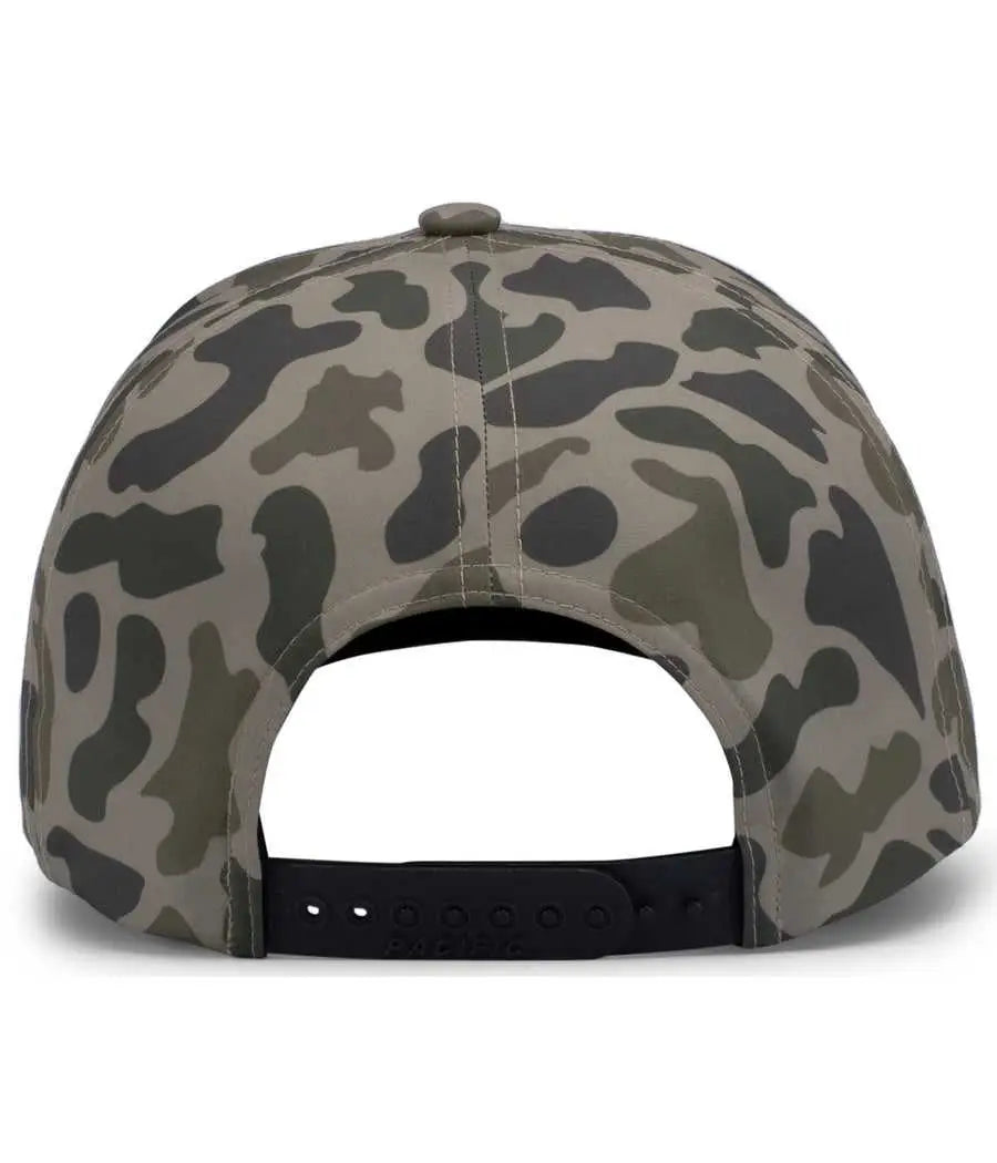 Pacific Headwear P685 Duck Camo 5-Panel Trucker Cap - Coastland - Coastland / 7’’ - 7 7/8’’