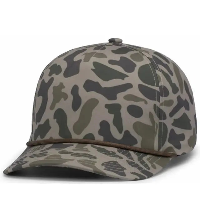 Pacific Headwear P685 Duck Camo 5-Panel Trucker Cap - Coastland - Coastland / 7’’ - 7 7/8’’