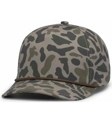 Pacific Headwear P685 Duck Camo 5-Panel Trucker Cap - Coastland - Coastland / 7’’ - 7 7/8’’