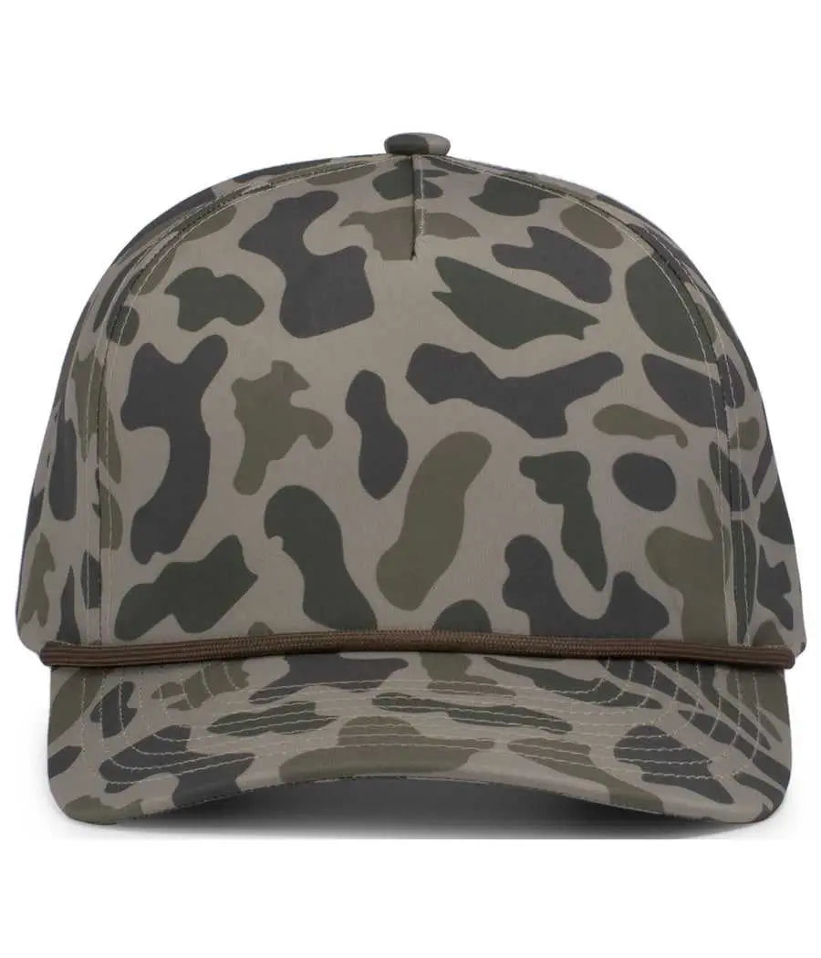 Pacific Headwear P685 Duck Camo 5-Panel Trucker Cap - Coastland - Coastland / 7’’ - 7 7/8’’