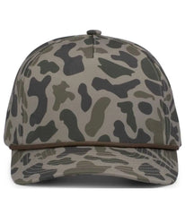 Pacific Headwear P685 Duck Camo 5-Panel Trucker Cap - Coastland - Coastland / 7’’ - 7 7/8’’