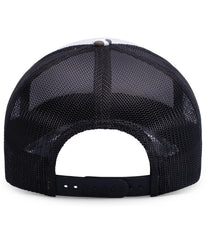 Pacific Headwear P686 Duck Camo Trucker Snapback Cap - Burnt Orangene Light Charcoal Timberline - Burnt Orangene Light