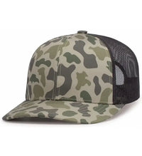 Pacific Headwear P686 Duck Camo Trucker Snapback Cap - Coastland Lt Charcoal Coastland - Coastland Lt Charcoal