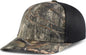 Pacific Headwear P691 Mossy Oak Low Profile Trucker Pacflex Cap Country Dna Lt Charcoal Country Dna Mossy Oak Black / 6