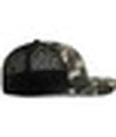 Pacific Headwear P691 Mossy Oak Low Profile Trucker Pacflex Cap - Elements Agua Blacktip Black Elements Agua Blacktip