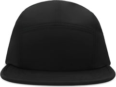 Pacific Headwear P781 Packable Camper Cap - Black - Black / 7’’ - 7 7/8’’