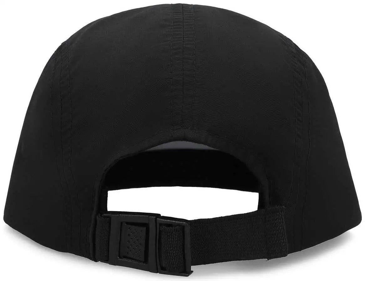 Pacific Headwear P781 Packable Camper Cap - Black Loden - Black Dark Gray / 7’’ - 7 7/8’’