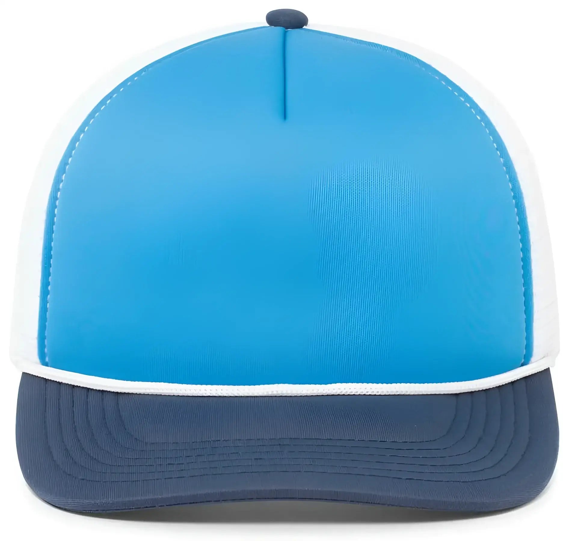 Pacific Headwear P782 Foamie Fresh Trucker Cap - Blue White Navy - Blue White / 7’’ - 7 7/8’’