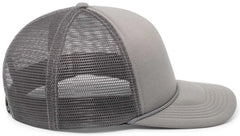 Pacific Headwear P782 Foamie Fresh Trucker Cap - Graphite - Dark Gray / 7’’ - 7 7/8’’