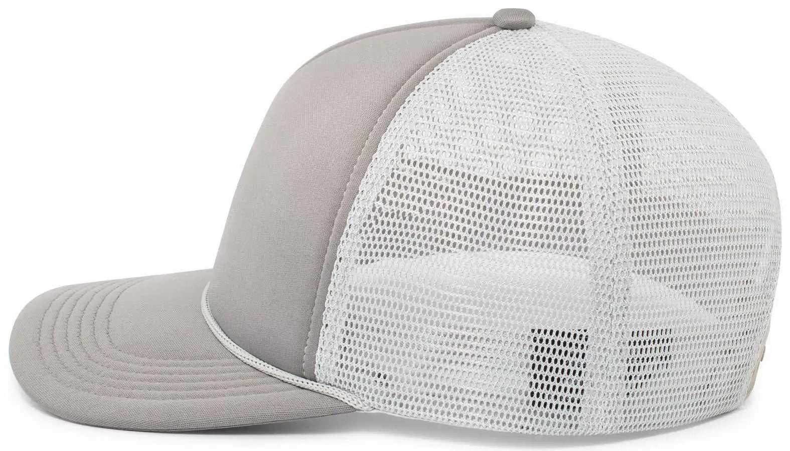 Pacific Headwear P782 Foamie Fresh Trucker Cap - Graphite Silver Graphite - Dark Gray Light Gray / 7’’ - 7 7/8’’