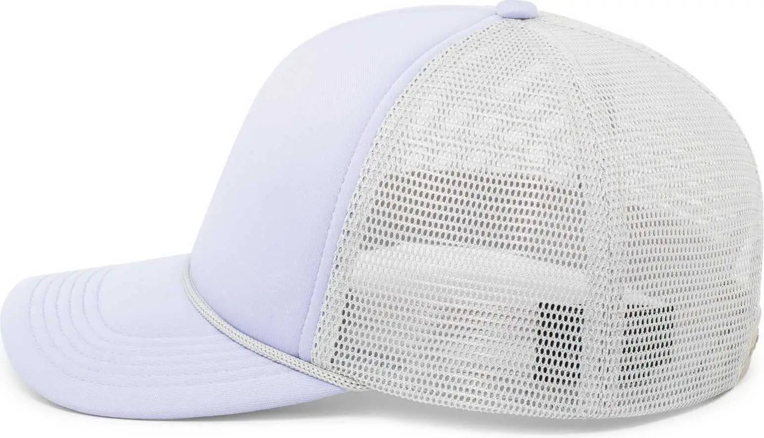 Pacific Headwear P782 Foamie Fresh Trucker Cap - Lavender Silver Lavender - Purple Light Gray / 7’’ - 7 7/8’’