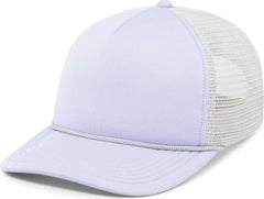 Pacific Headwear P782 Foamie Fresh Trucker Cap Lavender Silver Lavender Purple Light Gray / 7’’ 7 7/8’’