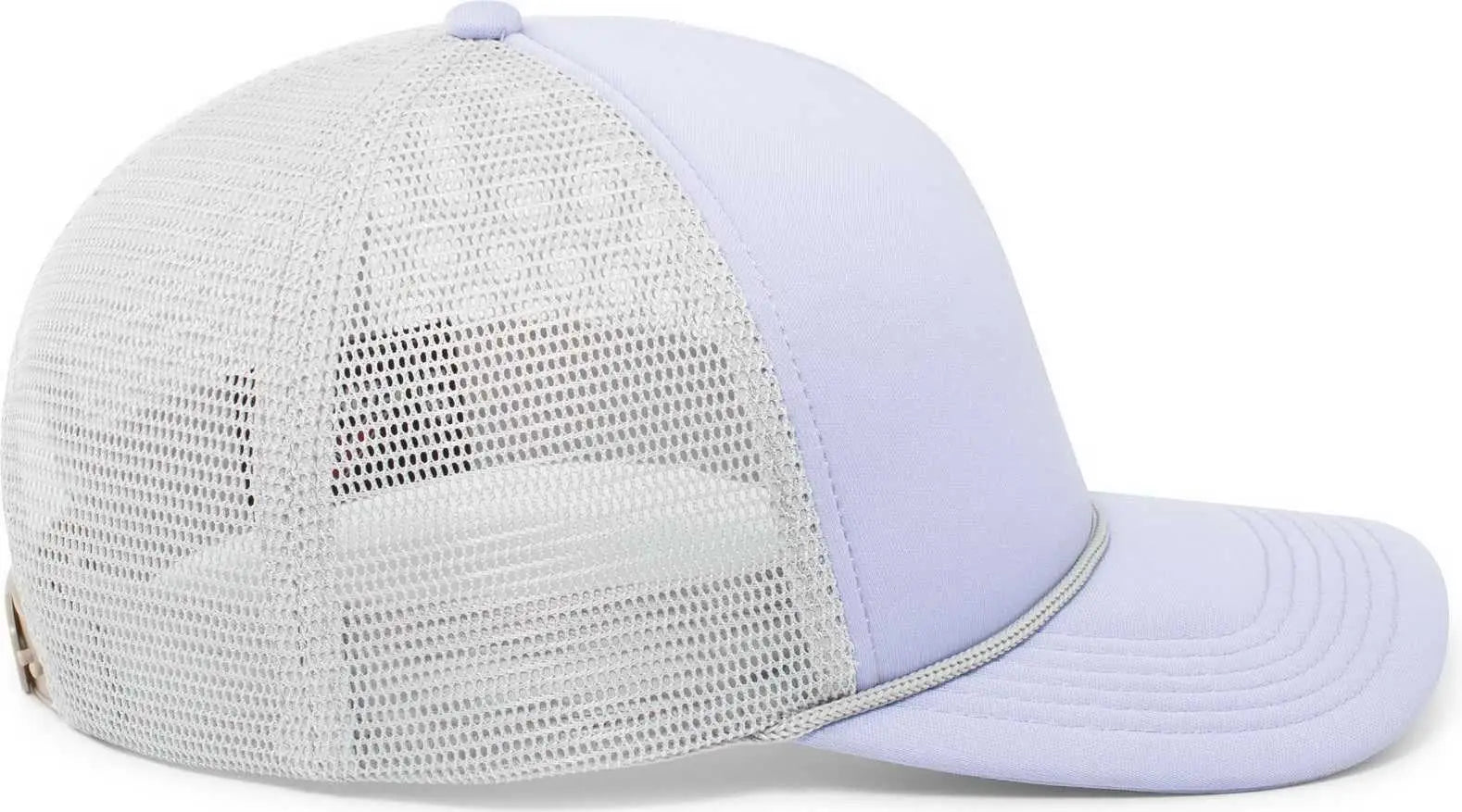 Pacific Headwear P782 Foamie Fresh Trucker Cap - Lavender Silver Lavender - Purple Light Gray / 7’’ - 7 7/8’’