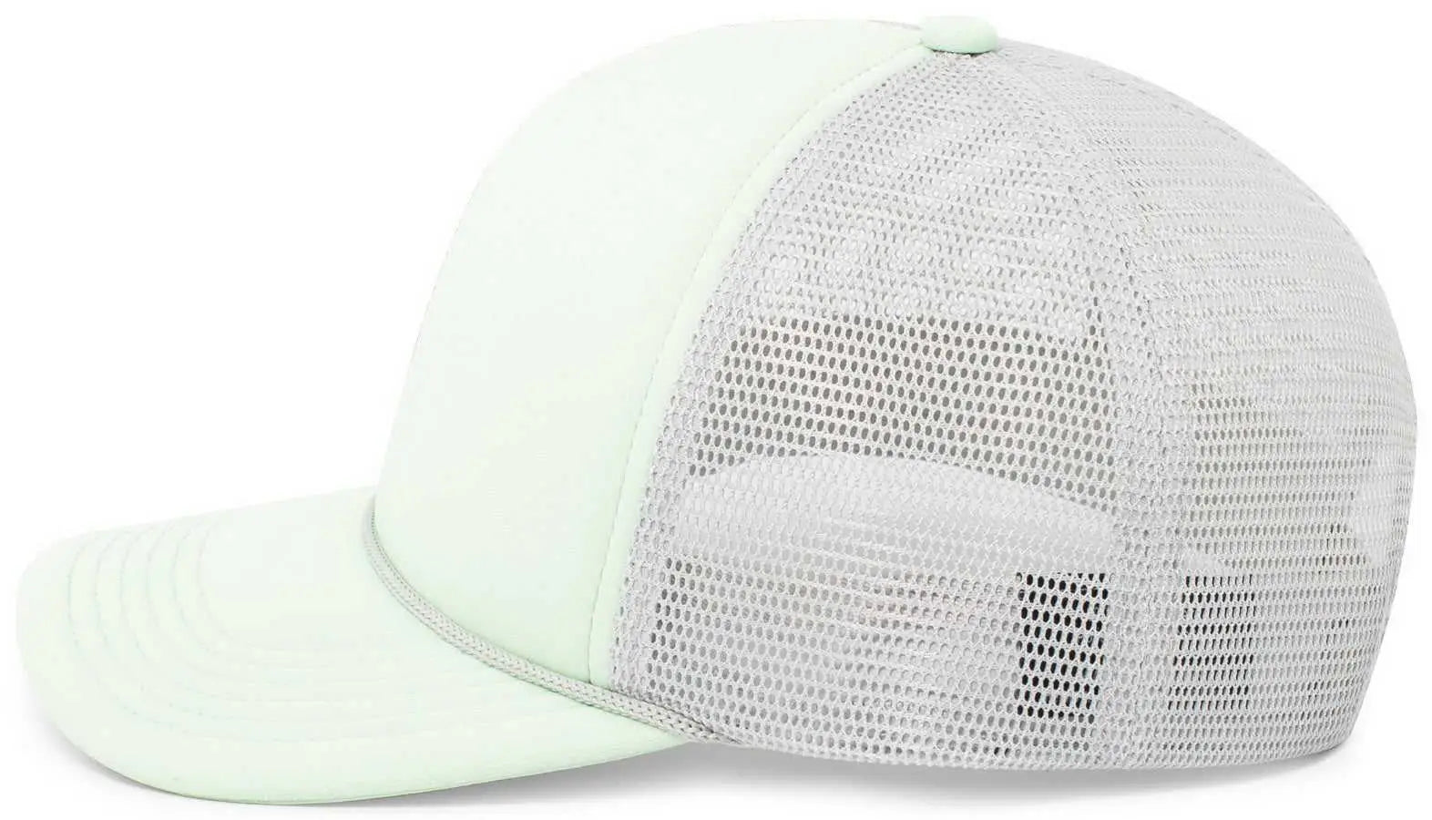 Pacific Headwear P782 Foamie Fresh Trucker Cap - Mint Silver Mint - Mint Light Gray / 7’’ - 7 7/8’’