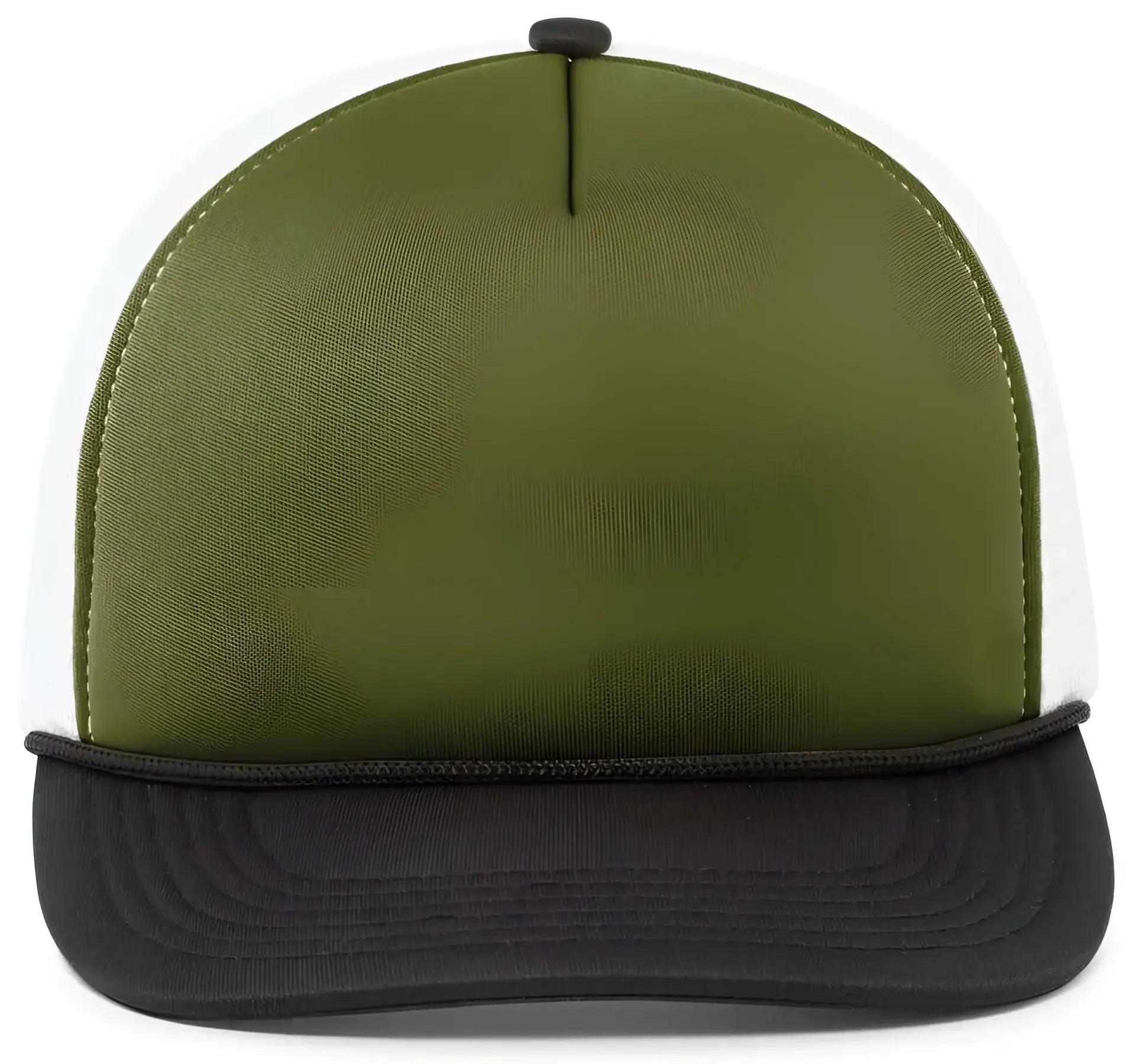 Pacific Headwear P782 Foamie Fresh Trucker Cap - Moss White Black - Olive White / 7’’ - 7 7/8’’
