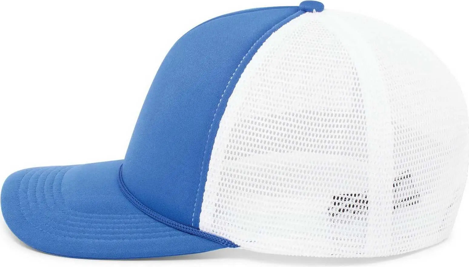 Pacific Headwear P782 Foamie Fresh Trucker Cap - Royal White Royal - Royal White / 7’’ - 7 7/8’’