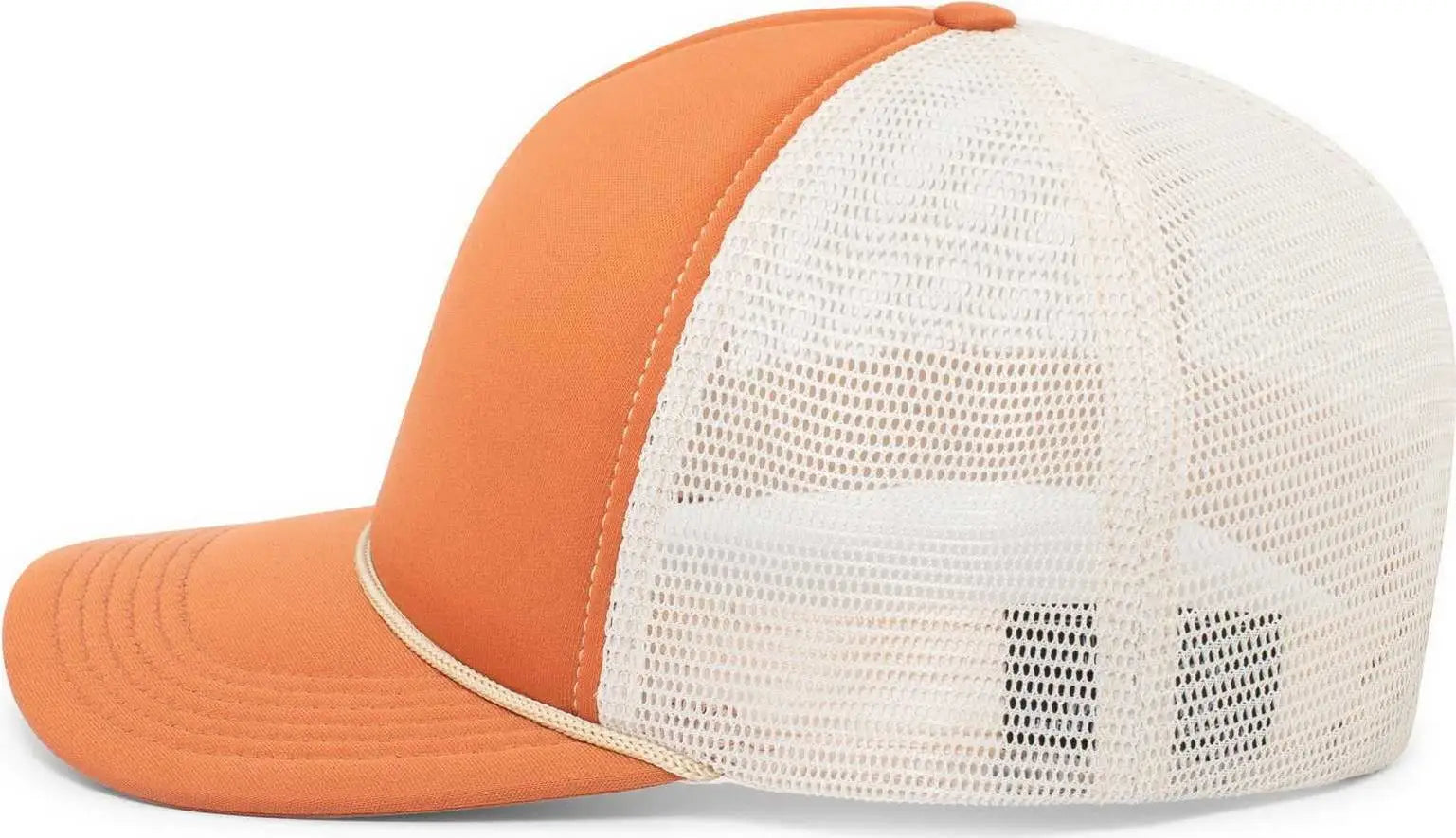Pacific Headwear P782 Foamie Fresh Trucker Cap - Rust Khaki Rust - Burnt Orange Khaki / 7’’ - 7 7/8’’