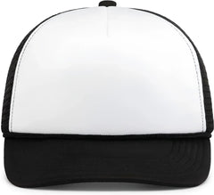 Pacific Headwear P782 Foamie Fresh Trucker Cap White Black Black White Black Black / 7’’ 7 7/8’’