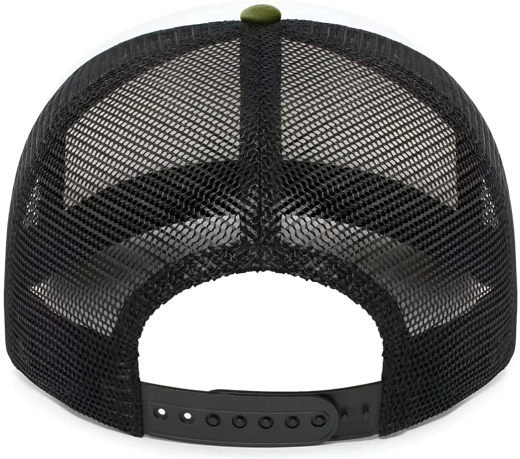 Pacific Headwear P782 Foamie Fresh Trucker Cap - White Black Moss - White Olive / 7’’ - 7 7/8’’