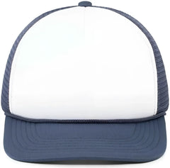 Pacific Headwear P782 Foamie Fresh Trucker Cap White Navy Navy White Navy Navy / 7’’ 7 7/8’’