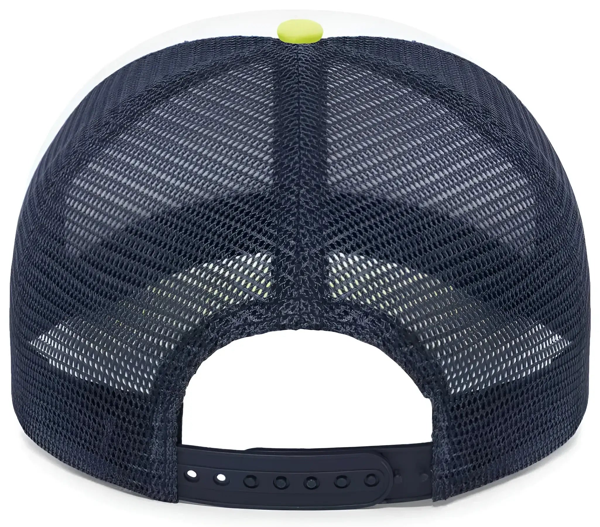 Pacific Headwear P782 Foamie Fresh Trucker Cap - White Navy Chartruese - White Green / 7’’ - 7 7/8’’