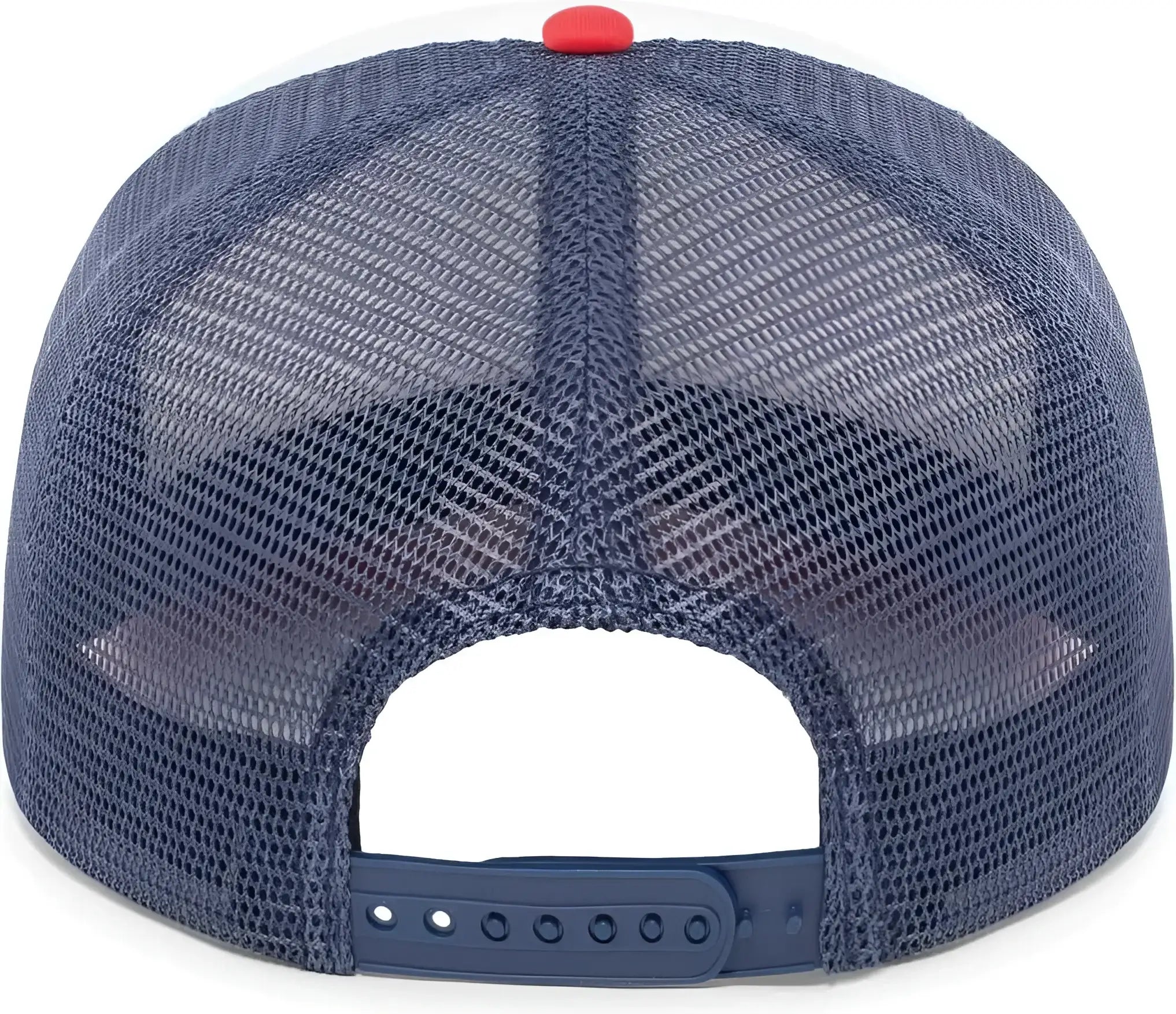 Pacific Headwear P782 Foamie Fresh Trucker Cap - White Navy Red - White Red / 7’’ - 7 7/8’’