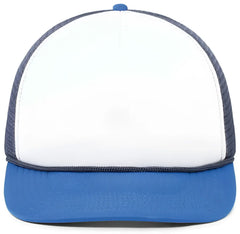 Pacific Headwear P782 Foamie Fresh Trucker Cap White Navy Royal White Royal / 7’’ 7 7/8’’