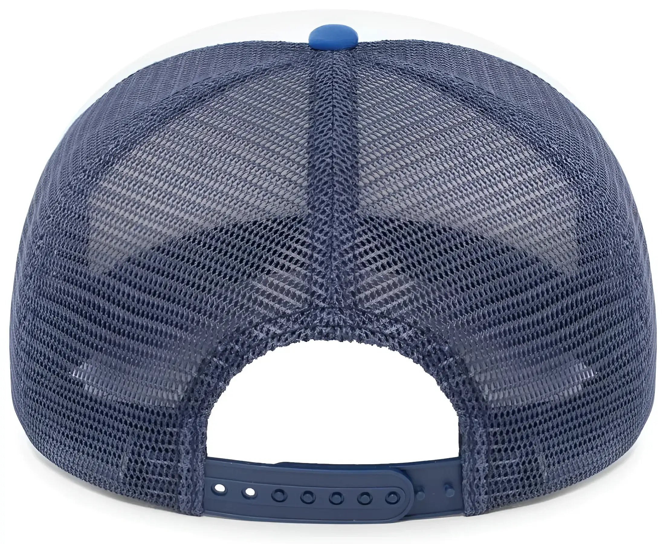 Pacific Headwear P782 Foamie Fresh Trucker Cap - White Navy Royal - White Royal / 7’’ - 7 7/8’’
