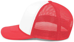 Pacific Headwear P782 Foamie Fresh Trucker Cap White Red Red White Red / 7’’ 7 7/8’’